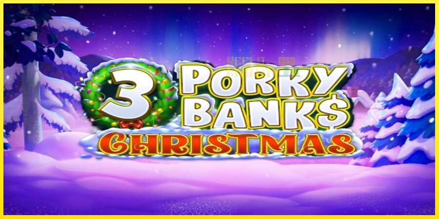 Riktiga pengar med en spelautomat 3 Porky Banks Christmas, bild 1