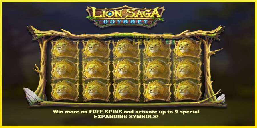 Riktiga pengar med en spelautomat Lion Saga Odyssey, bild 3