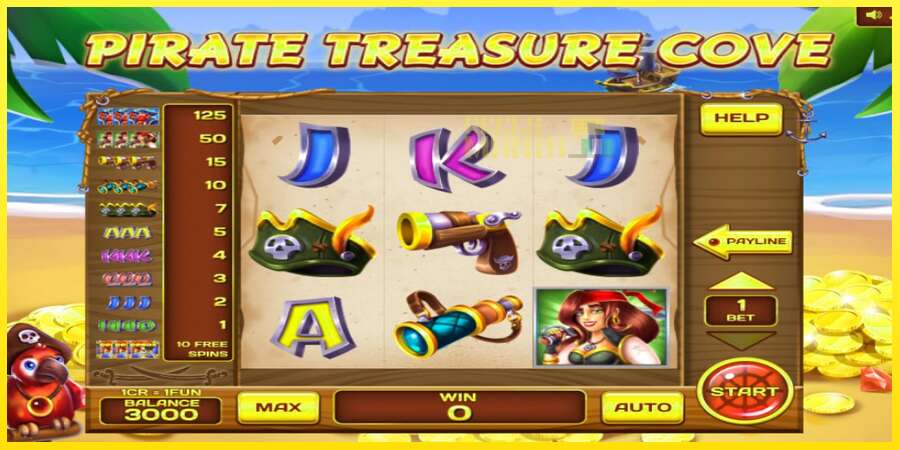 Riktiga pengar med en spelautomat Pirate Treasure Cove Pull Tabs, bild 1