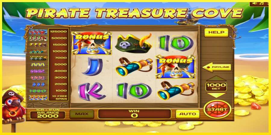 Riktiga pengar med en spelautomat Pirate Treasure Cove Pull Tabs, bild 2