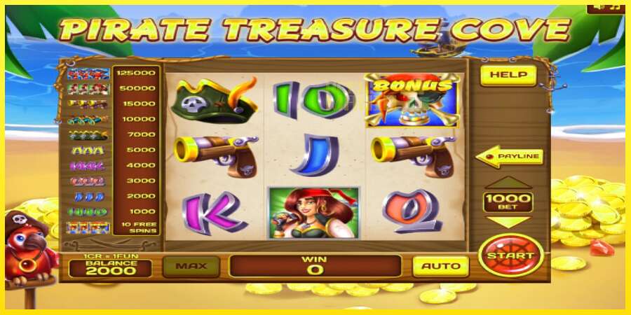 Riktiga pengar med en spelautomat Pirate Treasure Cove Pull Tabs, bild 3