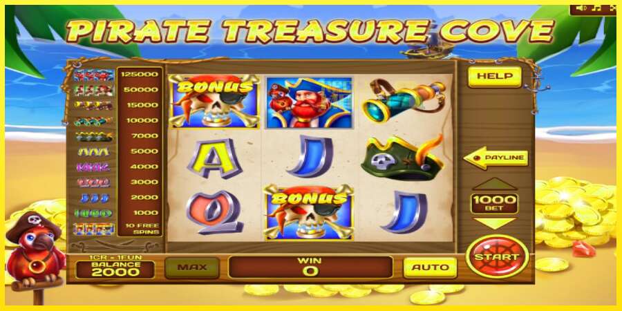 Riktiga pengar med en spelautomat Pirate Treasure Cove Pull Tabs, bild 4