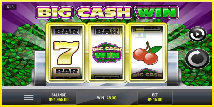 Riktiga pengar med en spelautomat Big Cash Win, bild 3