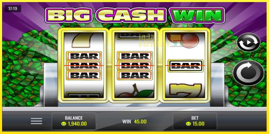 Riktiga pengar med en spelautomat Big Cash Win, bild 4