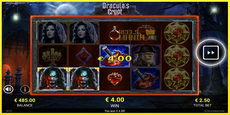 Riktiga pengar med en spelautomat Draculas Crypt, bild 3