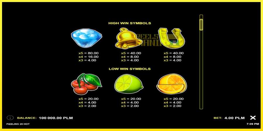 Riktiga pengar med en spelautomat Fizzling 20 Hot, bild 3