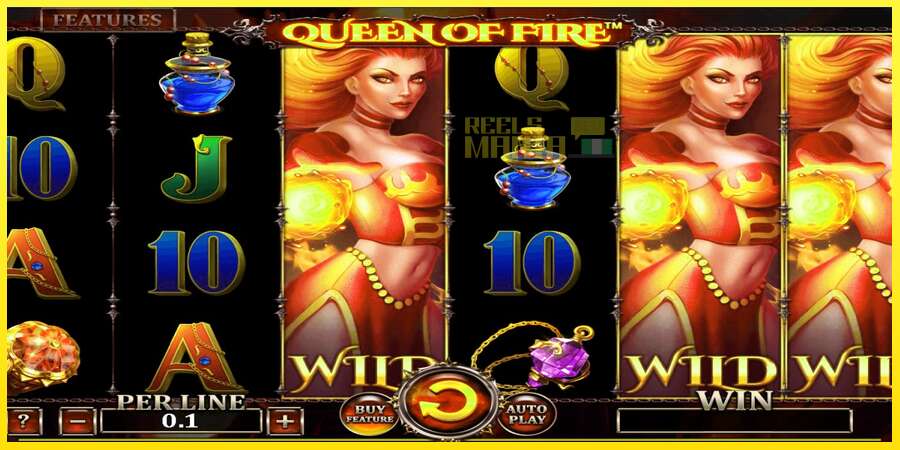 Riktiga pengar med en spelautomat Queen Of Fire - Expanded Edition, bild 1