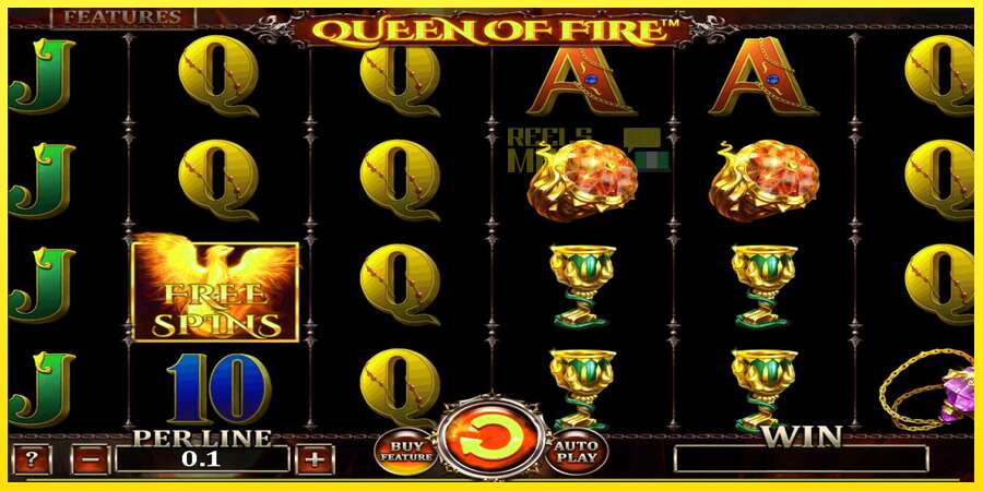 Riktiga pengar med en spelautomat Queen Of Fire - Expanded Edition, bild 2