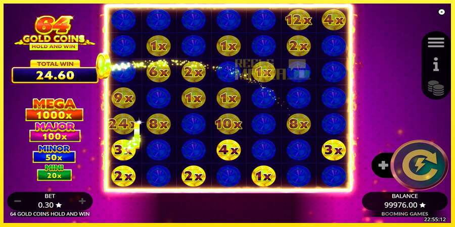 Riktiga pengar med en spelautomat 64 Gold Coins Hold and Win, bild 6