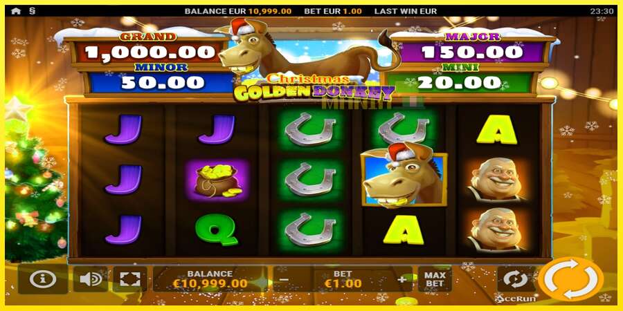 Riktiga pengar med en spelautomat Golden Donkey Christmas, bild 2