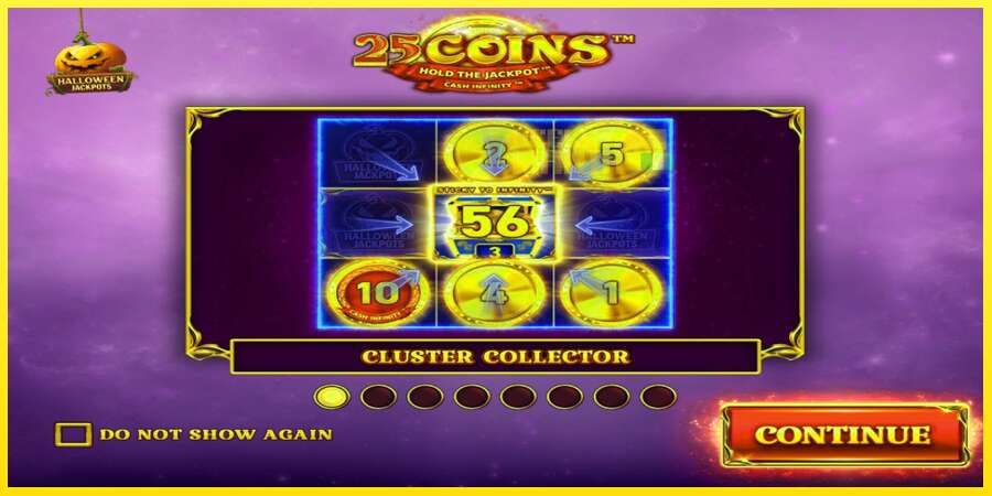 Riktiga pengar med en spelautomat 25 Coins Halloween Jackpots, bild 1