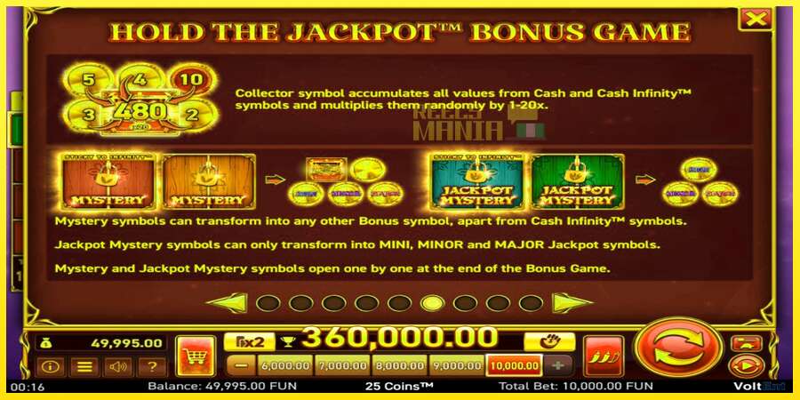 Riktiga pengar med en spelautomat 25 Coins Halloween Jackpots, bild 6