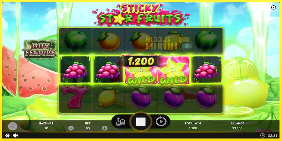 Riktiga pengar med en spelautomat Sticky Star Fruits, bild 4