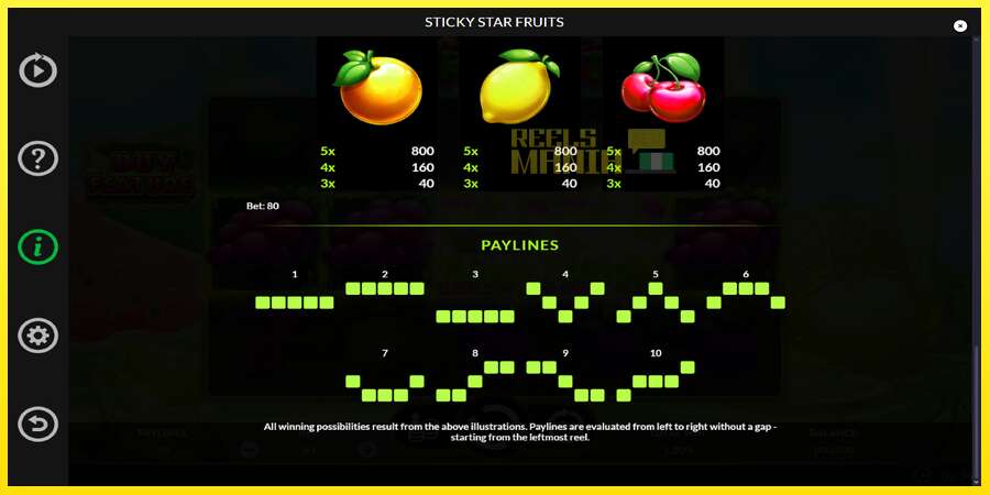 Riktiga pengar med en spelautomat Sticky Star Fruits, bild 7