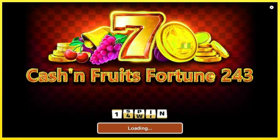 Riktiga pengar med en spelautomat Cashn Fruits Fortune 243, bild 1