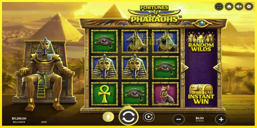 Riktiga pengar med en spelautomat Fortunes of Pharaohs, bild 2