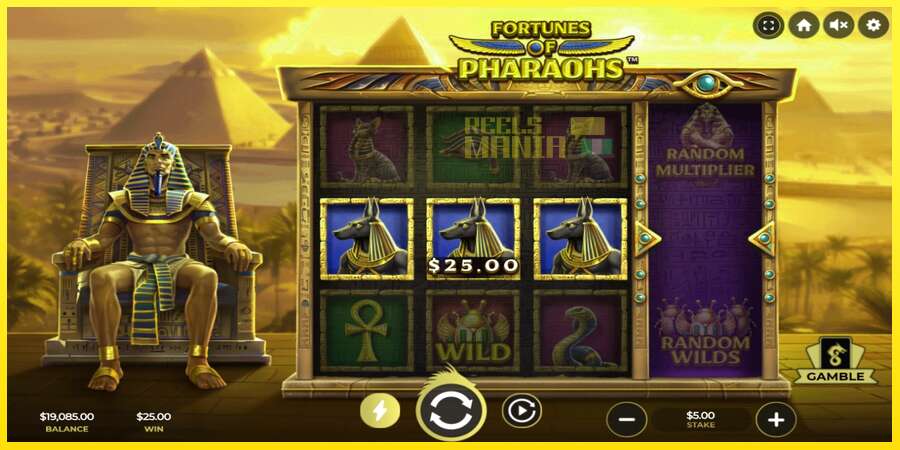 Riktiga pengar med en spelautomat Fortunes of Pharaohs, bild 3