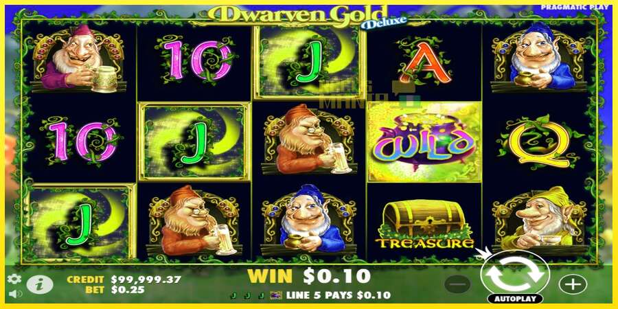 Riktiga pengar med en spelautomat Dwarven Gold Deluxe, bild 3