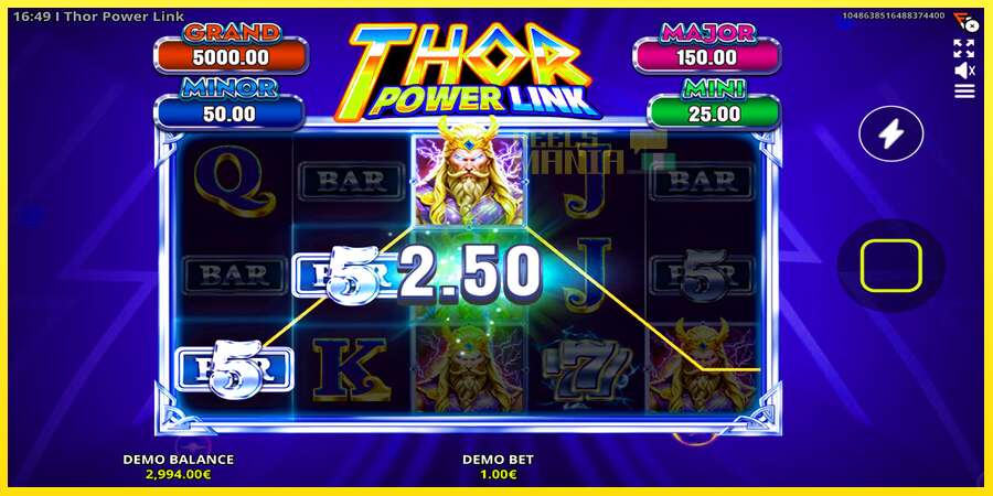 Riktiga pengar med en spelautomat Thor Power Link, bild 2