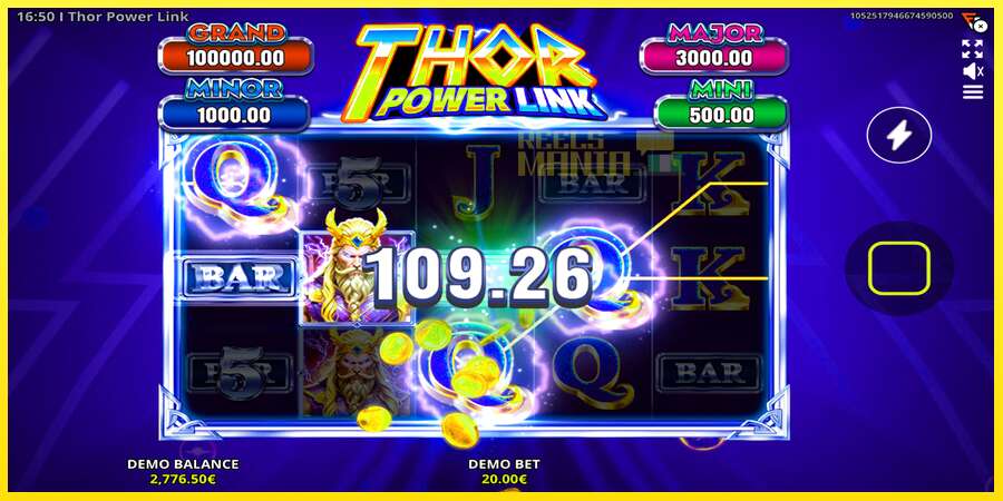 Riktiga pengar med en spelautomat Thor Power Link, bild 4