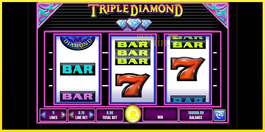 Riktiga pengar med en spelautomat Triple Diamond, bild 1