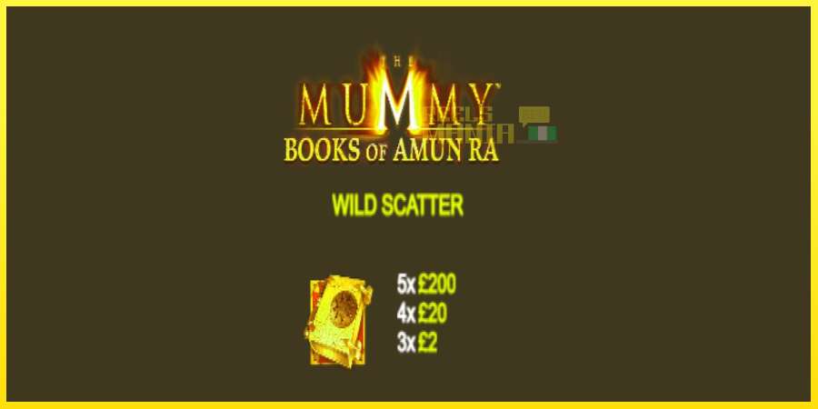 Riktiga pengar med en spelautomat The Mummy Books of Amun Ra, bild 5