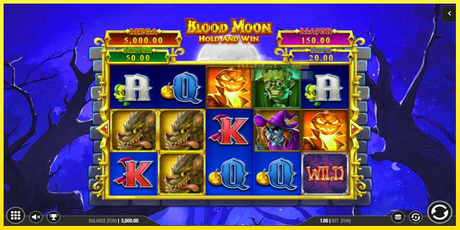 Riktiga pengar med en spelautomat Blood Moon Hold and Win, bild 1