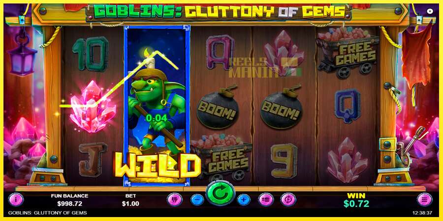 Riktiga pengar med en spelautomat Goblins Gluttony of Gems, bild 2