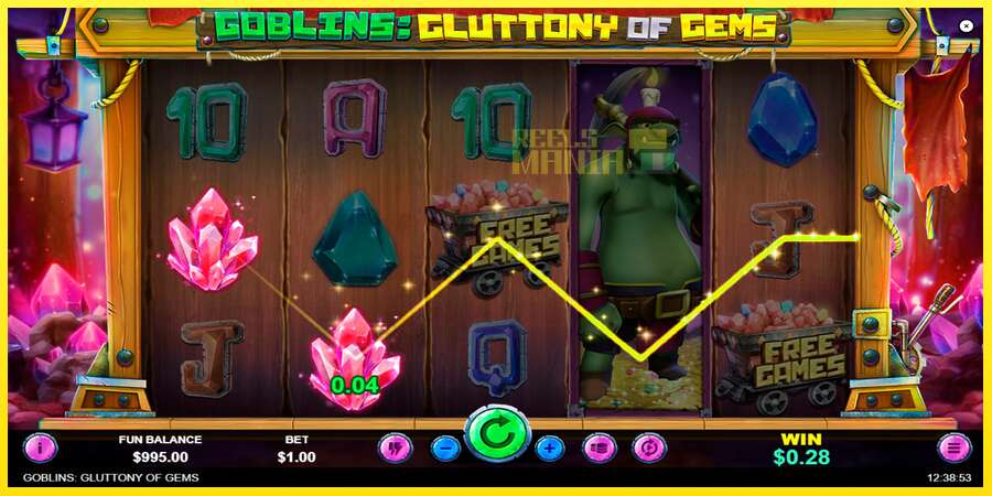 Riktiga pengar med en spelautomat Goblins Gluttony of Gems, bild 3