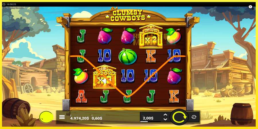 Riktiga pengar med en spelautomat Clumsy Cowboys, bild 5