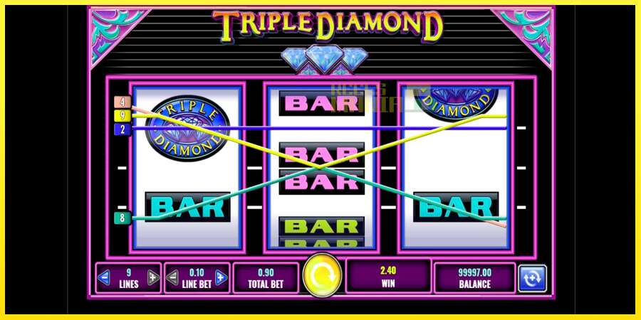 Riktiga pengar med en spelautomat Triple Diamond, bild 3