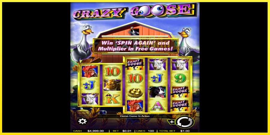 Riktiga pengar med en spelautomat Crazy Goose, bild 1