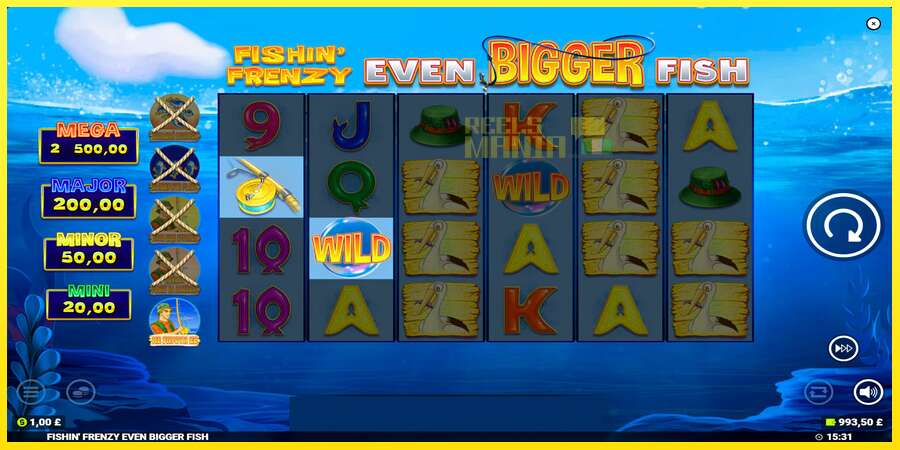 Riktiga pengar med en spelautomat Fishin Frenzy Even Bigger Fish, bild 4