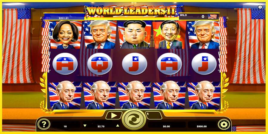 Riktiga pengar med en spelautomat World Leaders II, bild 1