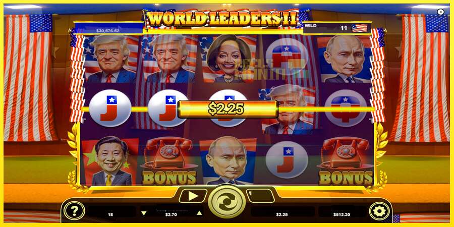 Riktiga pengar med en spelautomat World Leaders II, bild 5