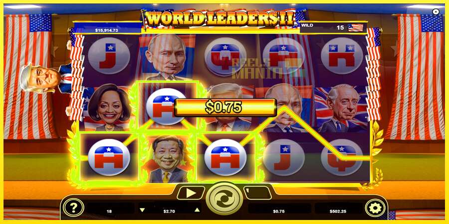 Riktiga pengar med en spelautomat World Leaders II, bild 6