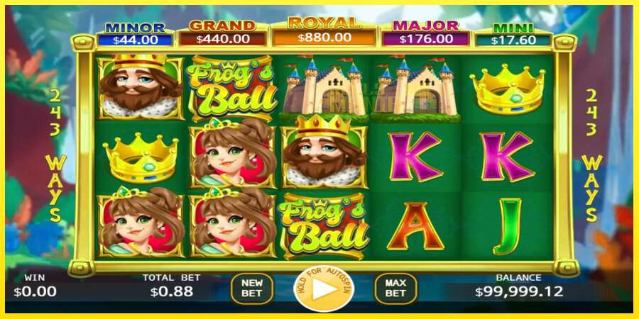 Riktiga pengar med en spelautomat Frogs Ball Lock 2 Spin, bild 2