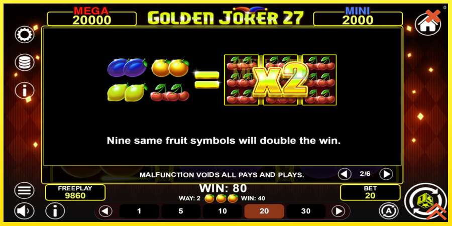 Riktiga pengar med en spelautomat Golden Joker 27 Hold & Win, bild 6