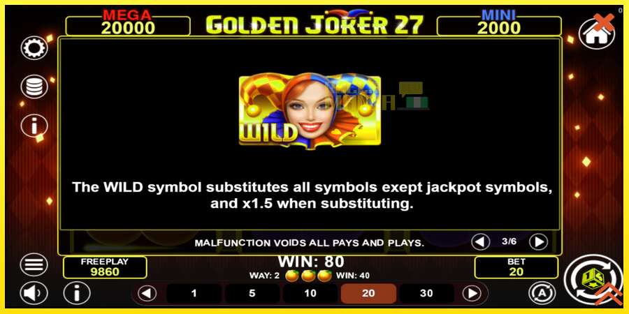 Riktiga pengar med en spelautomat Golden Joker 27 Hold & Win, bild 7