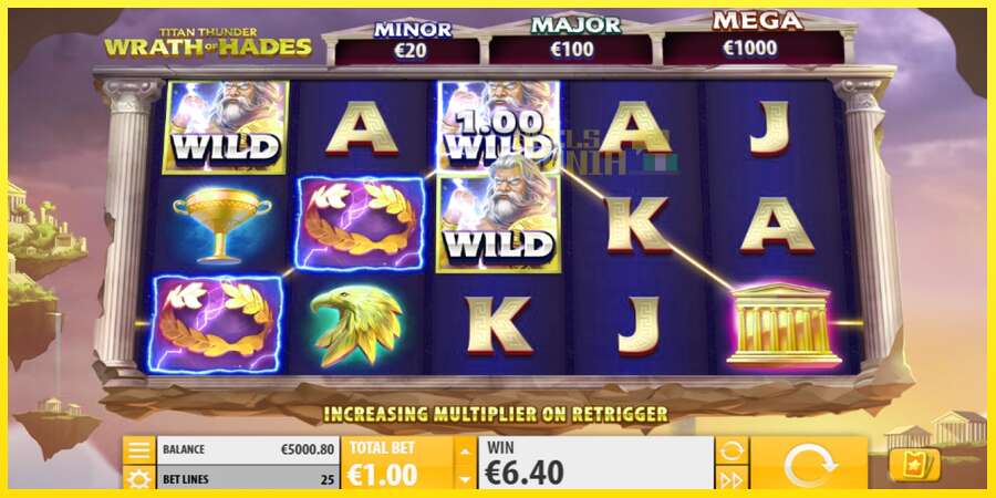 Riktiga pengar med en spelautomat Titan Thunder Wrath of Hades, bild 3