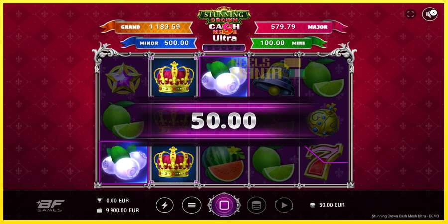 Riktiga pengar med en spelautomat Stunning Crown Cash Mesh Ultra, bild 3