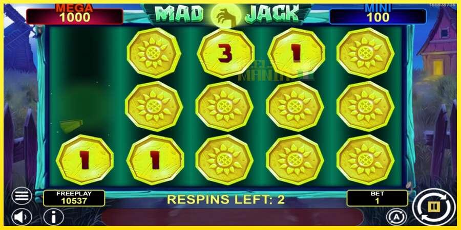 Riktiga pengar med en spelautomat Mad Jack Hold & Win, bild 3