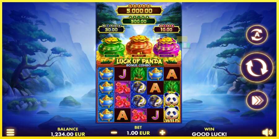 Riktiga pengar med en spelautomat Luck of Panda Bonus Combo, bild 1