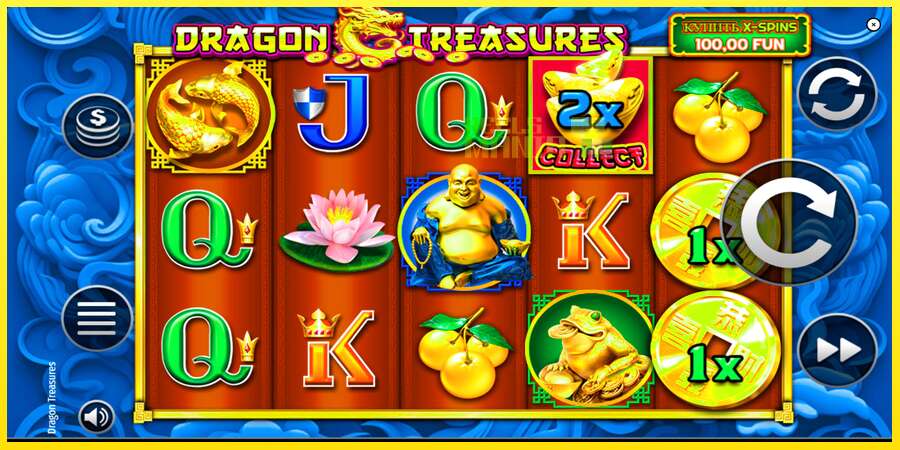 Riktiga pengar med en spelautomat Dragon Treasures, bild 2