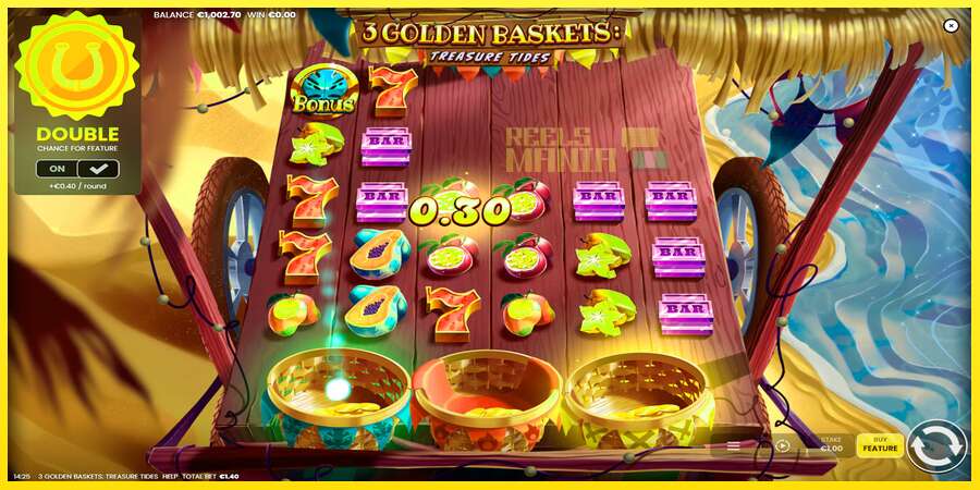 Riktiga pengar med en spelautomat 3 Golden Baskets: Treasure Tides, bild 3