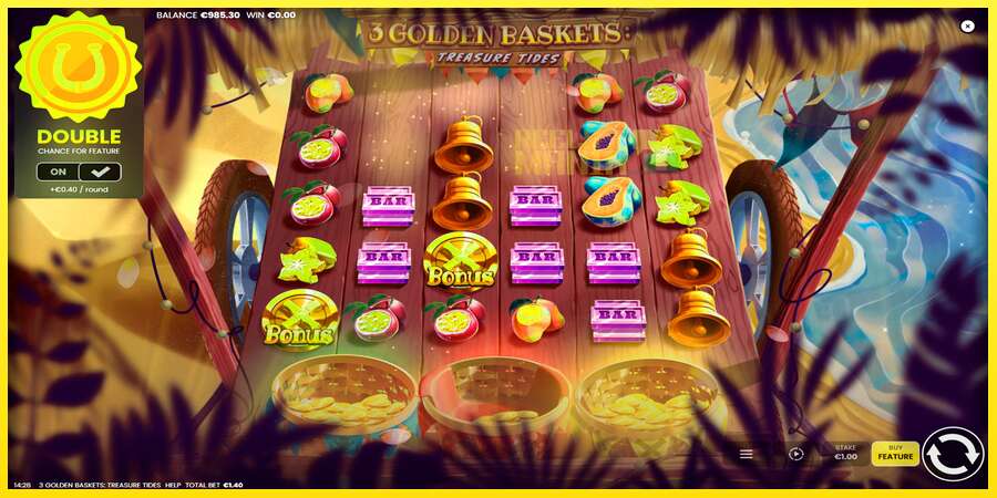 Riktiga pengar med en spelautomat 3 Golden Baskets: Treasure Tides, bild 4