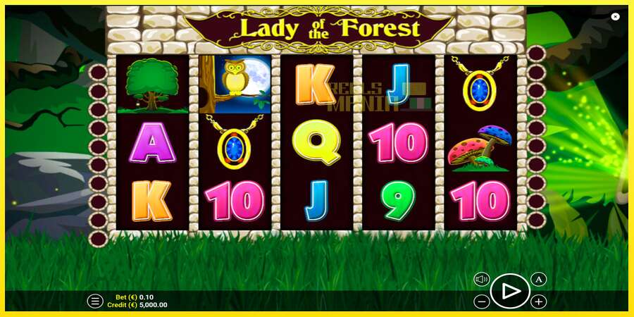 Riktiga pengar med en spelautomat Lady of the Forest, bild 1