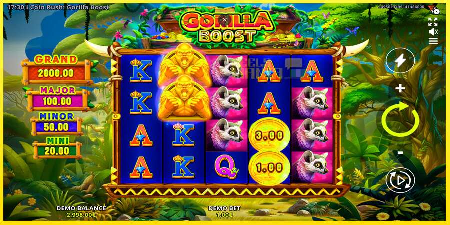 Riktiga pengar med en spelautomat Coin Rush: Gorilla Boost, bild 5