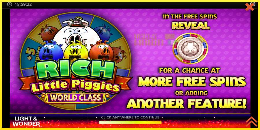 Riktiga pengar med en spelautomat Rich Little Piggies World Class, bild 1