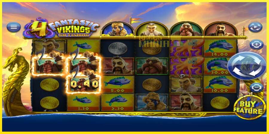 Riktiga pengar med en spelautomat 4 Fantastic Vikings Go Fishing, bild 3